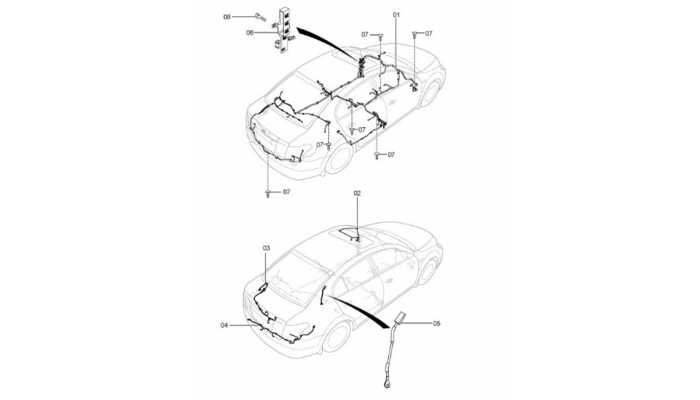 Жгуты проводов кузова FAW Besturn B50