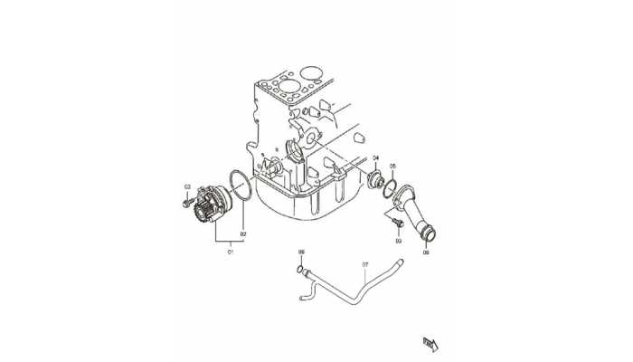 Насос водяной FAW Besturn B50