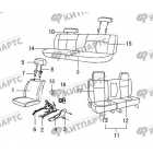 Сидение заднее